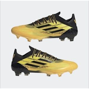 Adidas X Speedflow Messi.1 FG Cleats Soccer Boots GW7417 Solar Gold Mens Size 13